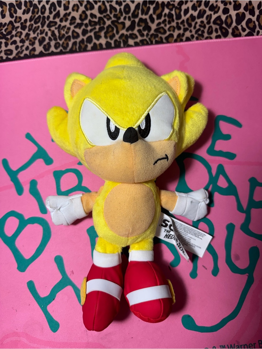 Sonic the Hedgehog Jakks Pacific Super Sonic Plush